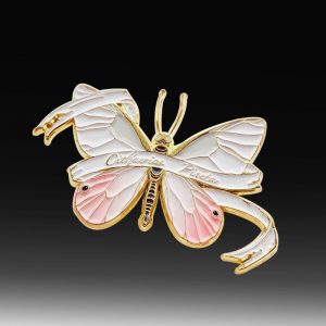 butterfly enamel pins