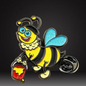 bee-glitter-lapel-pins-