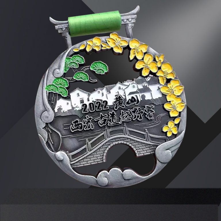 antique silver Customized medal online
