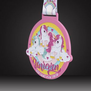 custom-5K-medal-virtual-run-pink-unicorn